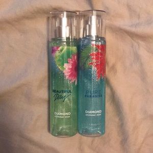 Beautiful Day and Pure Paradise Shimmer Mist